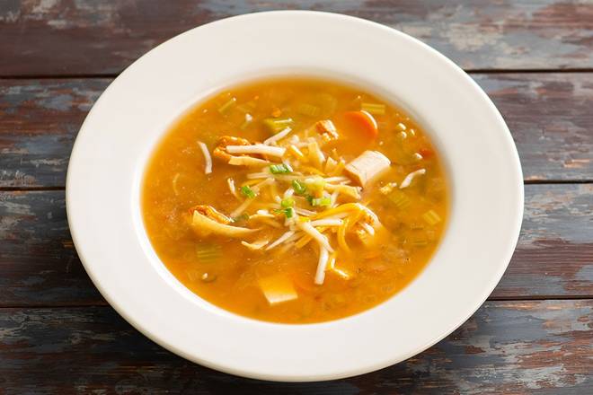 Order Chicken Tortilla Soup food online from Sharkys Woodfired Grill Mexican store, Newbury Park on bringmethat.com