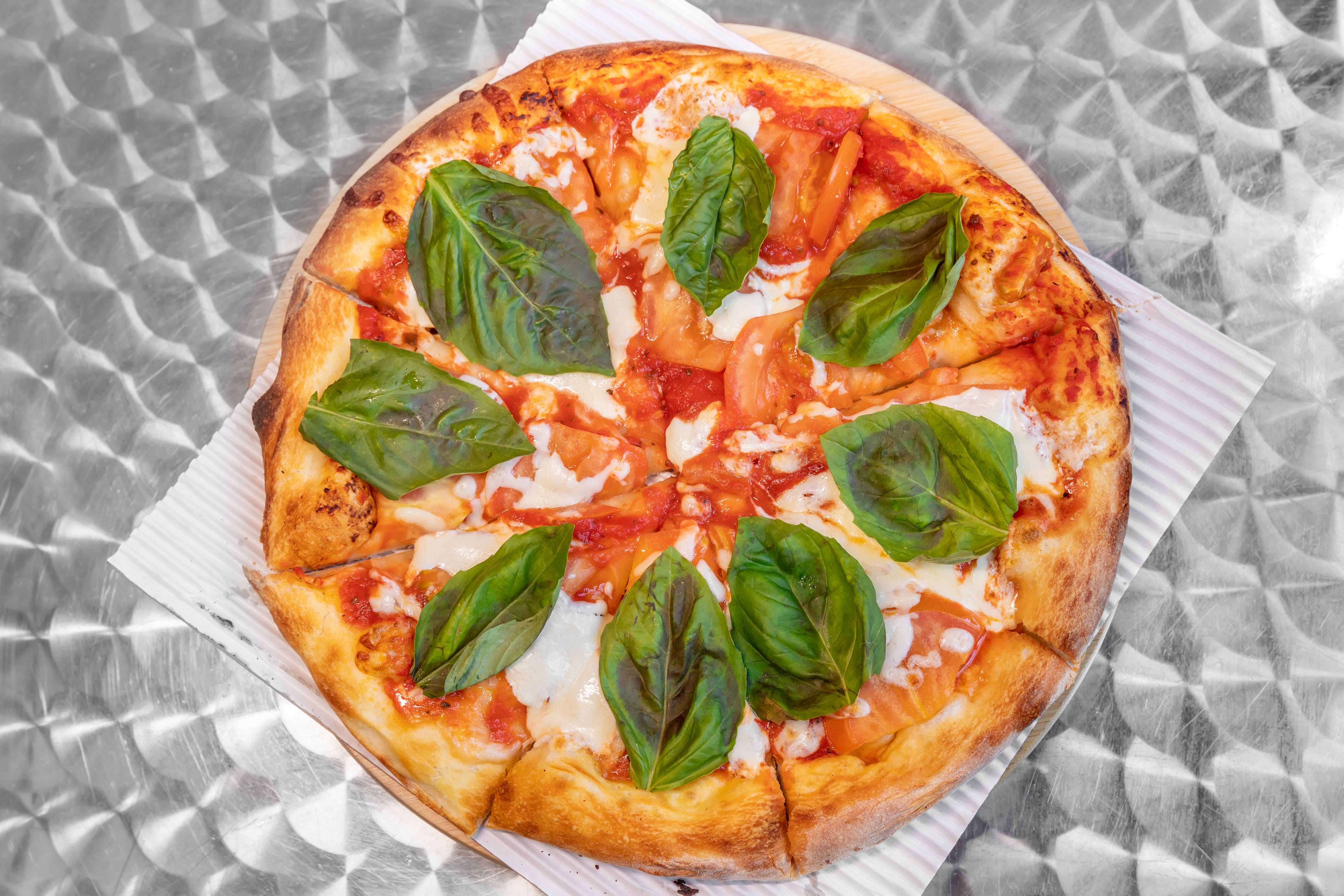 Order Margherita Pizza - Medium 12" food online from Promenade Pizza store, Anaheim on bringmethat.com