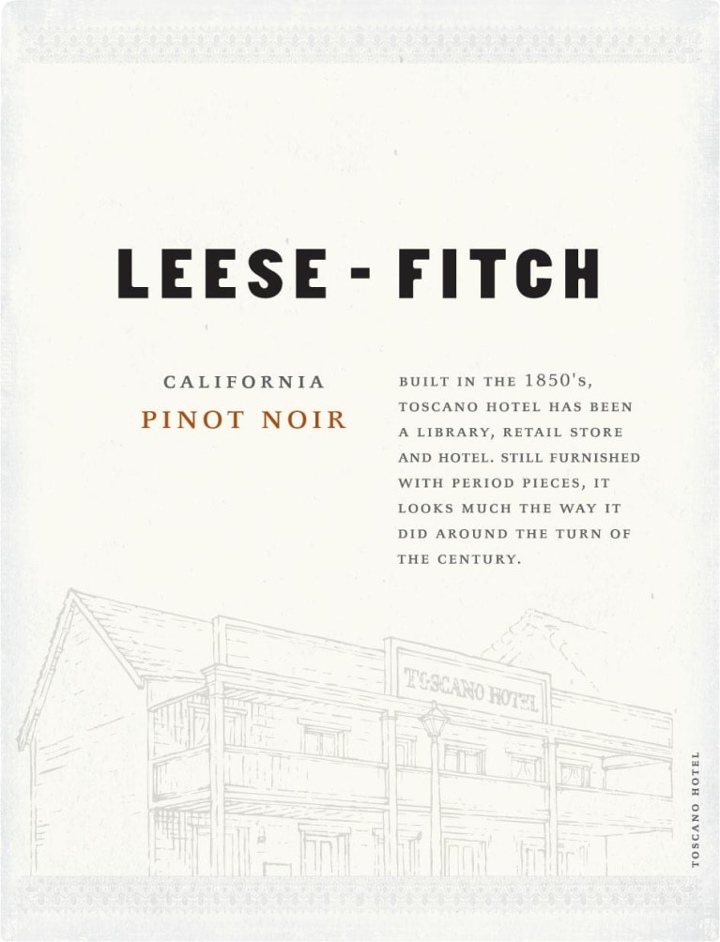 Order BTL Leese Fitch Pinot Noir food online from Jack Restaurant And Bar store, San Mateo on bringmethat.com