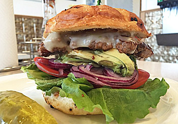 Order Curly Bill Burger food online from Jasper Cafe store, Medford on bringmethat.com