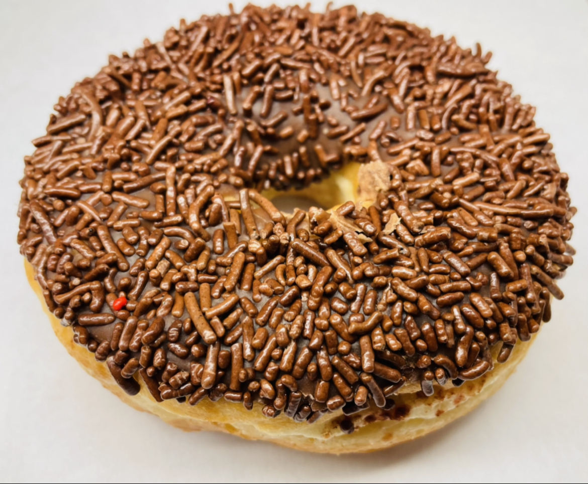 Order Chocolate Sprinkled Donut food online from Boston Donuts store, Fitchburg on bringmethat.com