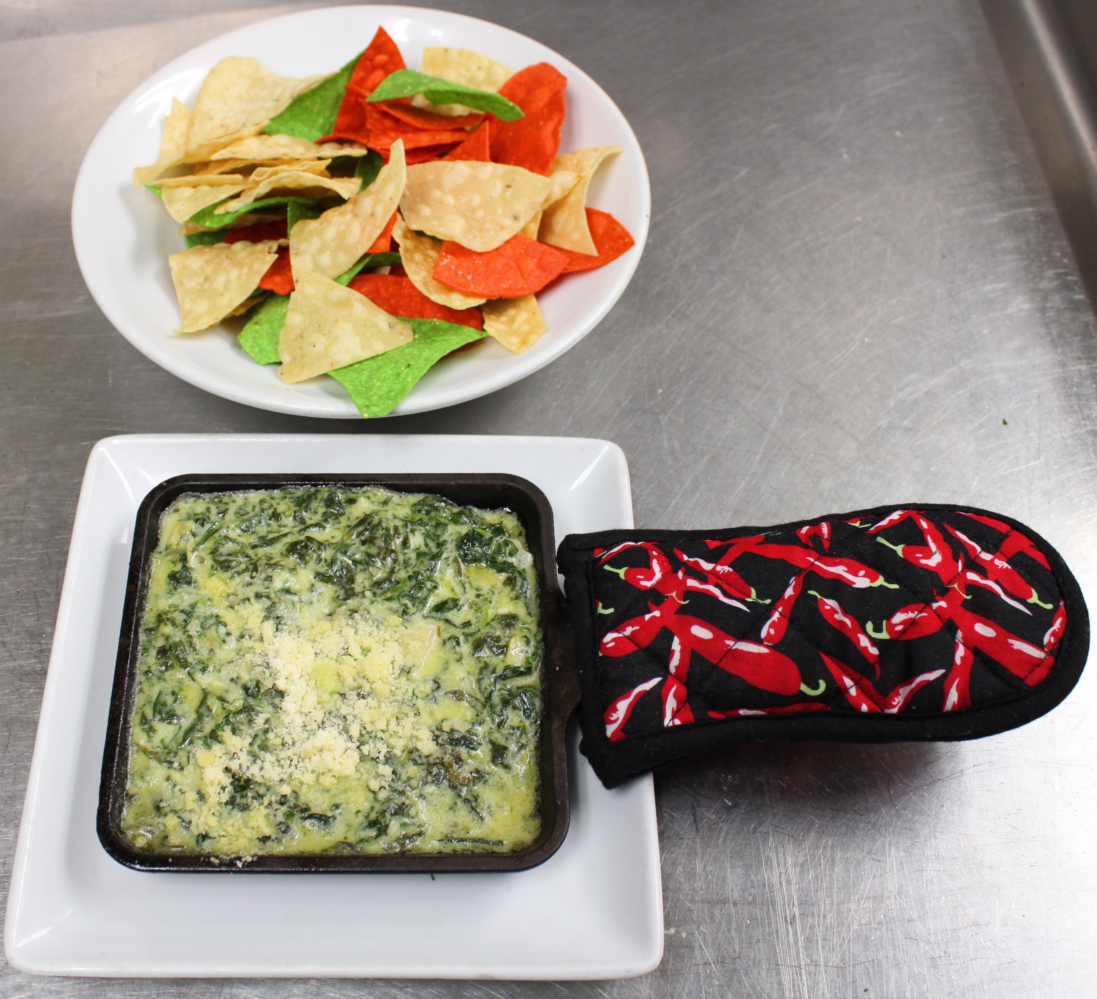 Order Spinach Artichoke Dip food online from High Park Tap House store, Mission Viejo on bringmethat.com