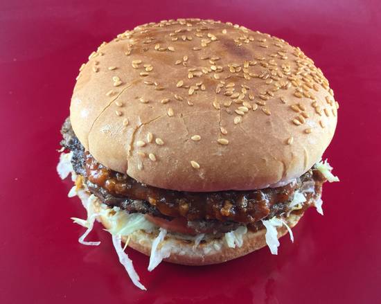 Order 6. Chili Cheese Burger food online from Michael's Burgers store, Canoga Park on bringmethat.com