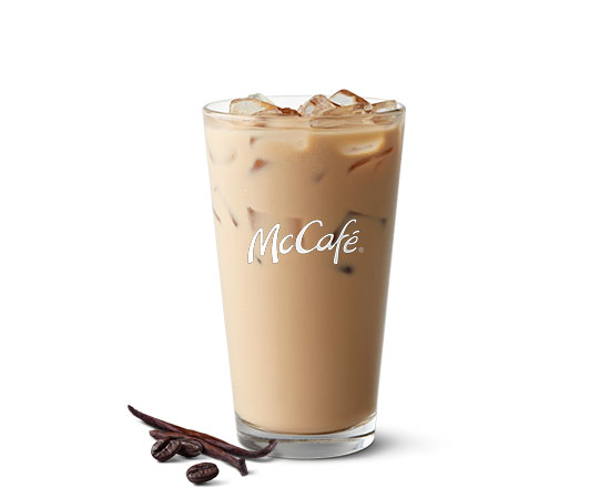 Order Iced French Vanilla Latte food online from Mcdonald'S® store, Winston-Salem on bringmethat.com