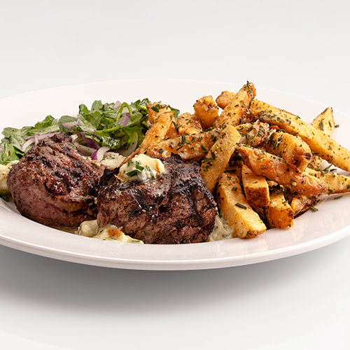Order  Bourbon Steak Frites*  food online from Chatters Bar & Gril store, Holtsville on bringmethat.com