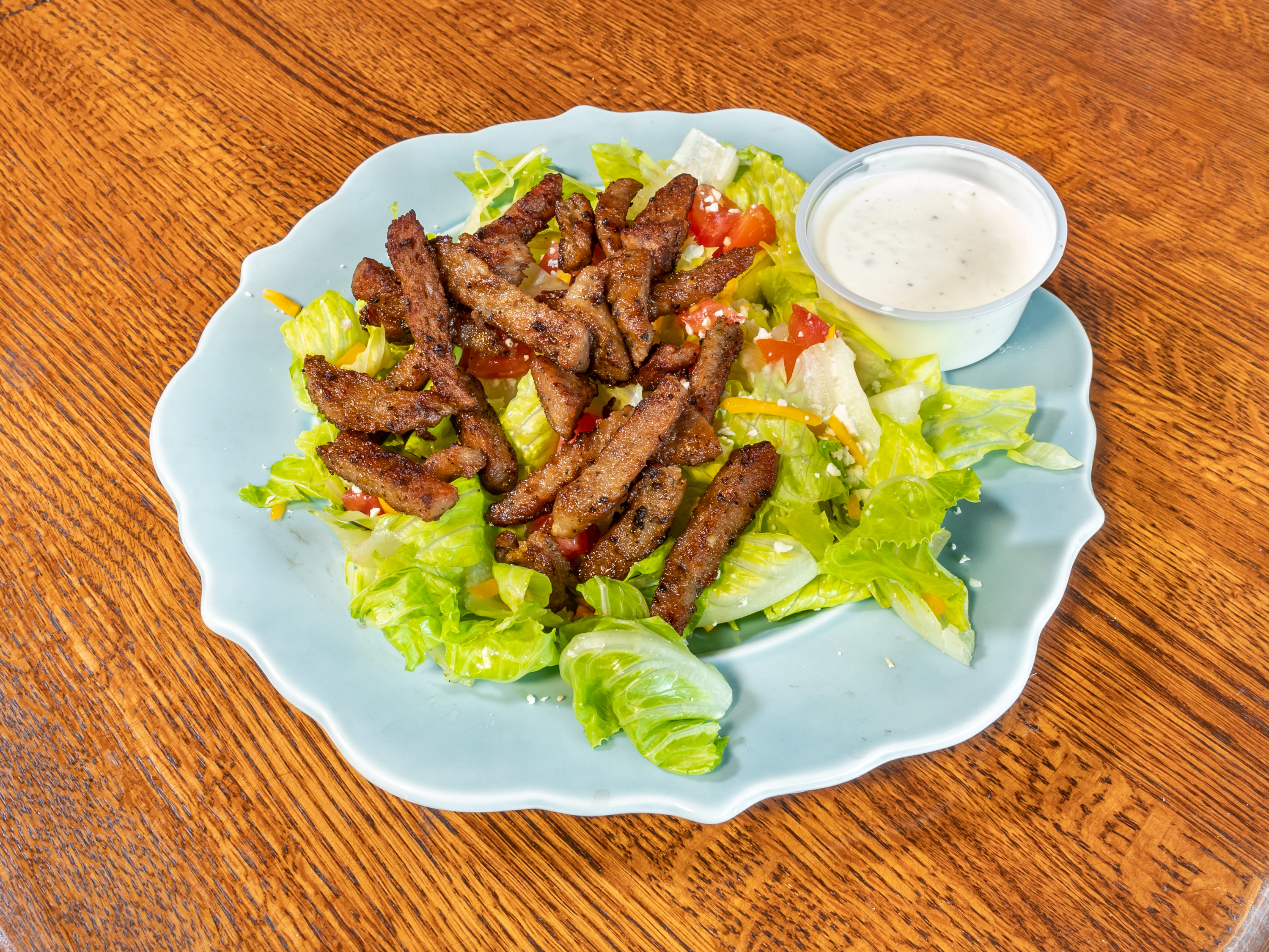 Order Gyro Salad food online from Mama Mia's Pizza store, Denver on bringmethat.com