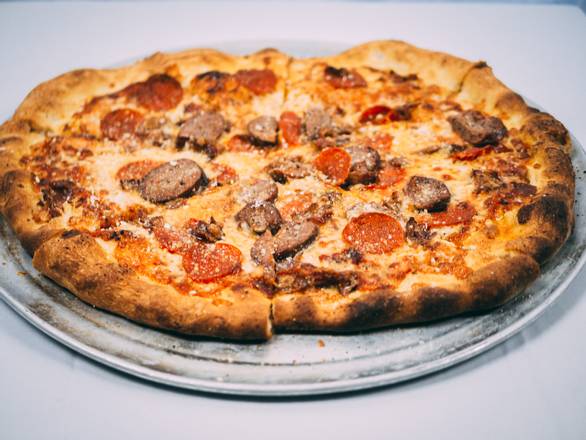 Order Meat Lovers Pizza food online from Portsmouth Publick House store, Portsmouth on bringmethat.com