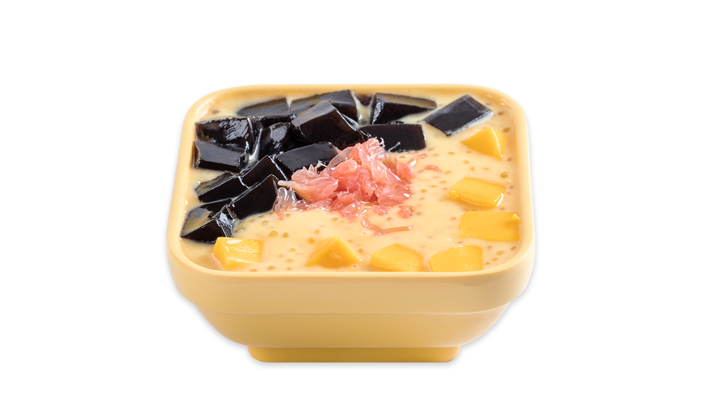 Order M4. Mango Pomelo Sago Grass Jelly food online from Sweethoney Dessert store, Colma on bringmethat.com