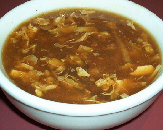 Order Spicy Hot and Sour Soup 酸辣汤 food online from Oriental Garden store, Lyndhurst on bringmethat.com
