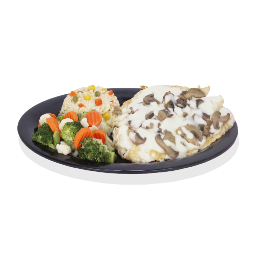 Order Mushrooms & Cheese Chicken Plate food online from Mas Natural store, Brownsville on bringmethat.com