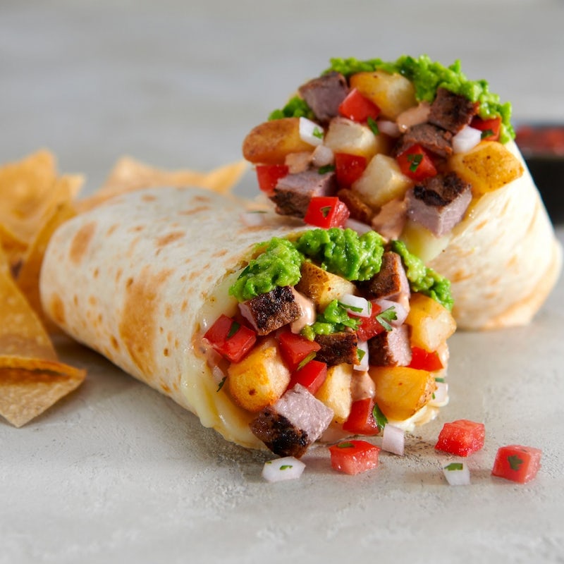 Order California Burrito with Grilled, USDA-Choice Steak food online from Rubio's store, San Diego on bringmethat.com