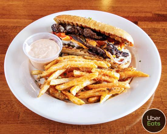 Order Philly Cheesesteak food online from Laha Sportsbar & Grill store, Newnan on bringmethat.com