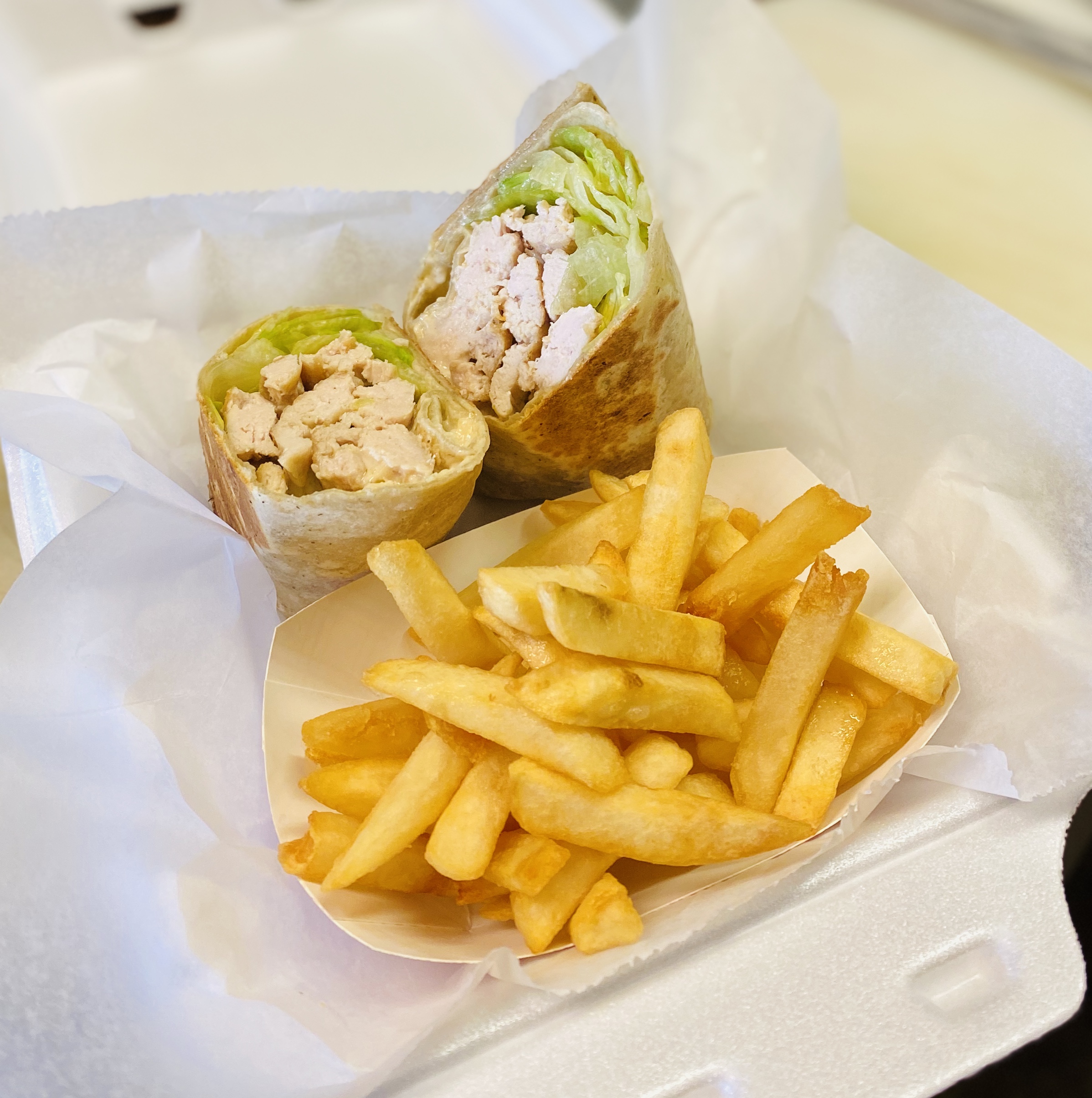 Order Chicken Caesar Wrap food online from Empire Hots store, Webster on bringmethat.com