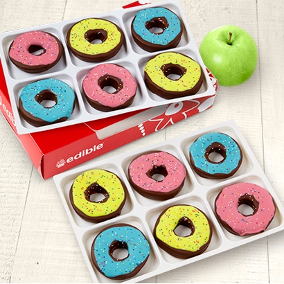 Order Edible Donuts Colorfully Glazed food online from Edible Arrangements store, Delran on bringmethat.com