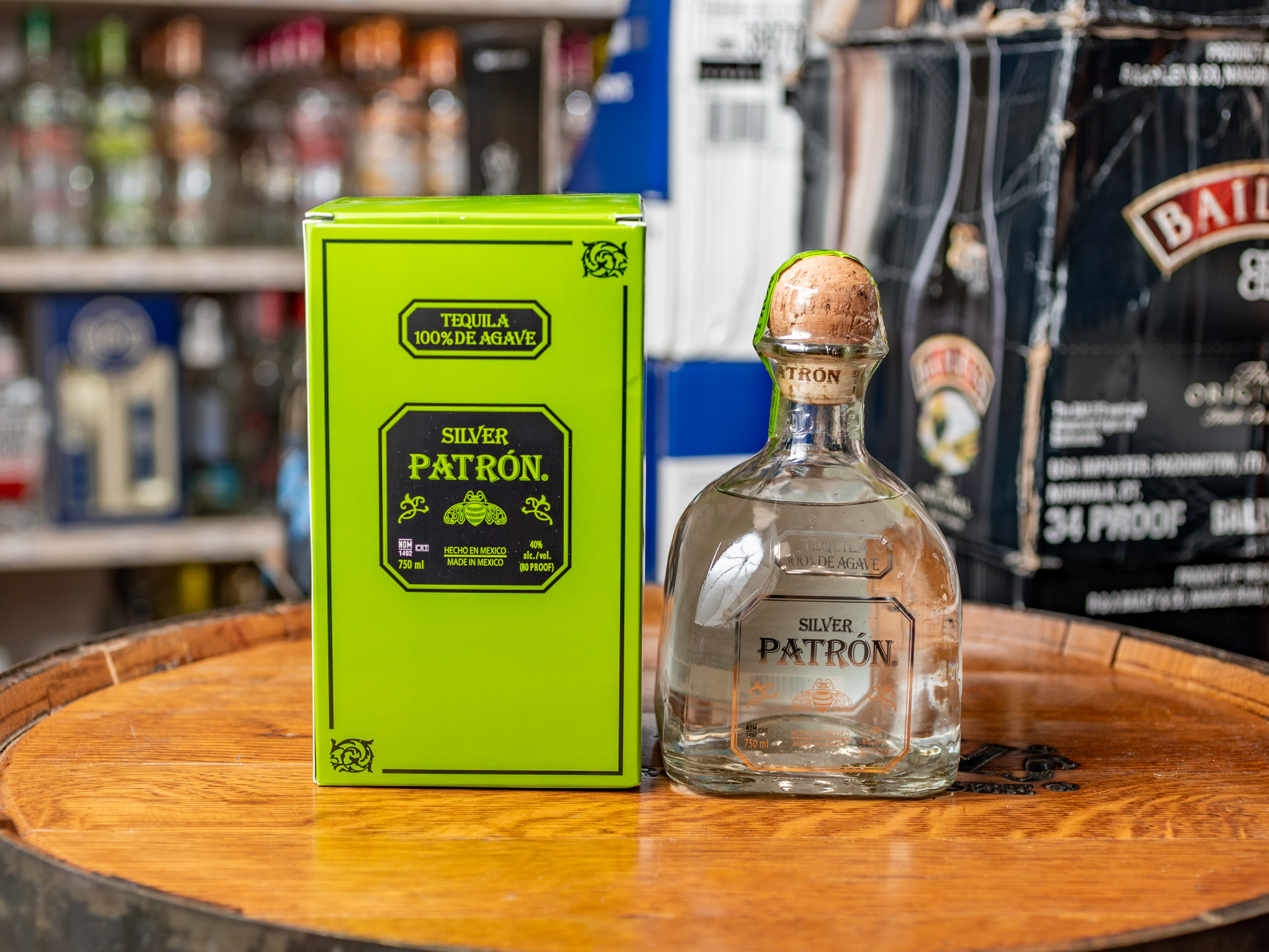 Order Patron Silver 750 ml food online from FIGARI'S WINE & LIQUOR store, Smithtown on bringmethat.com