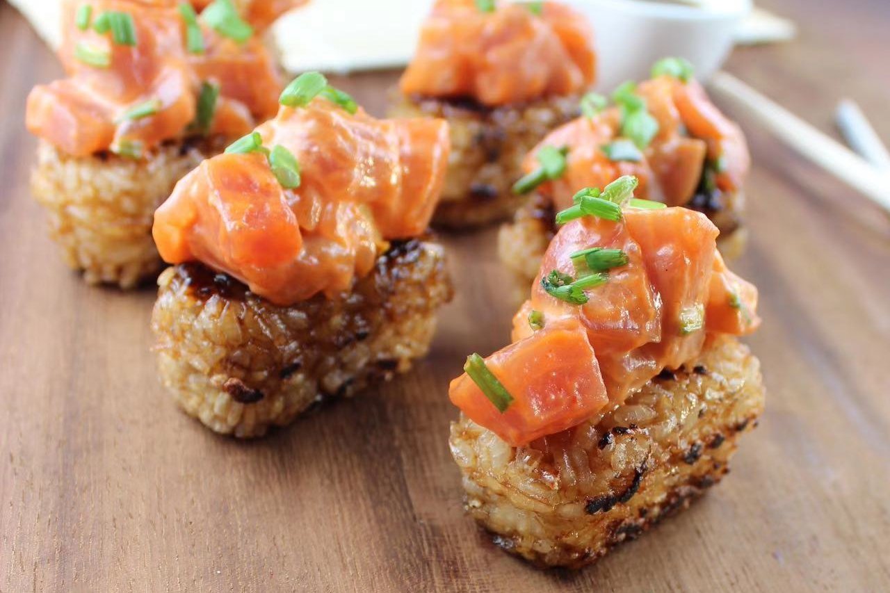 Order Crispy Rice wSalmon food online from Miso store, Troy on bringmethat.com