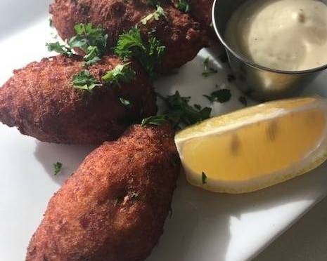Order Salmon Fritters food online from Lido store, New York on bringmethat.com