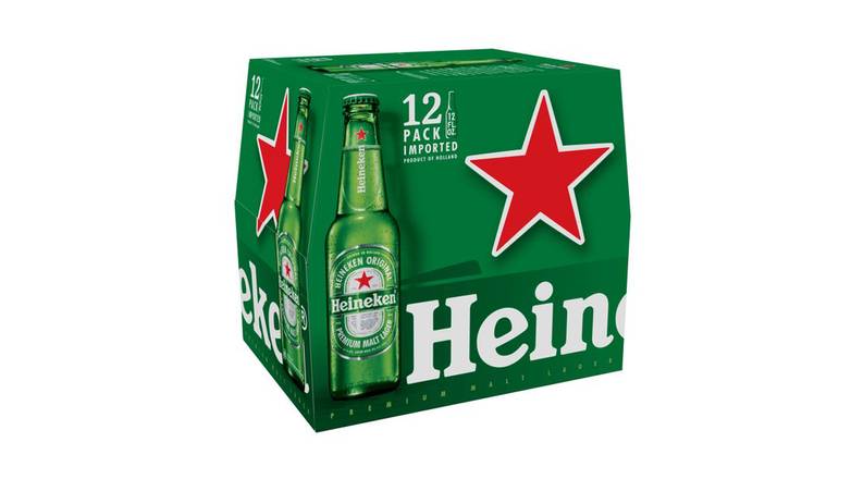 Order Heineken Original Lager Beer - Pack Of 12 food online from Waldi Discount Liquor store, Ansonia on bringmethat.com