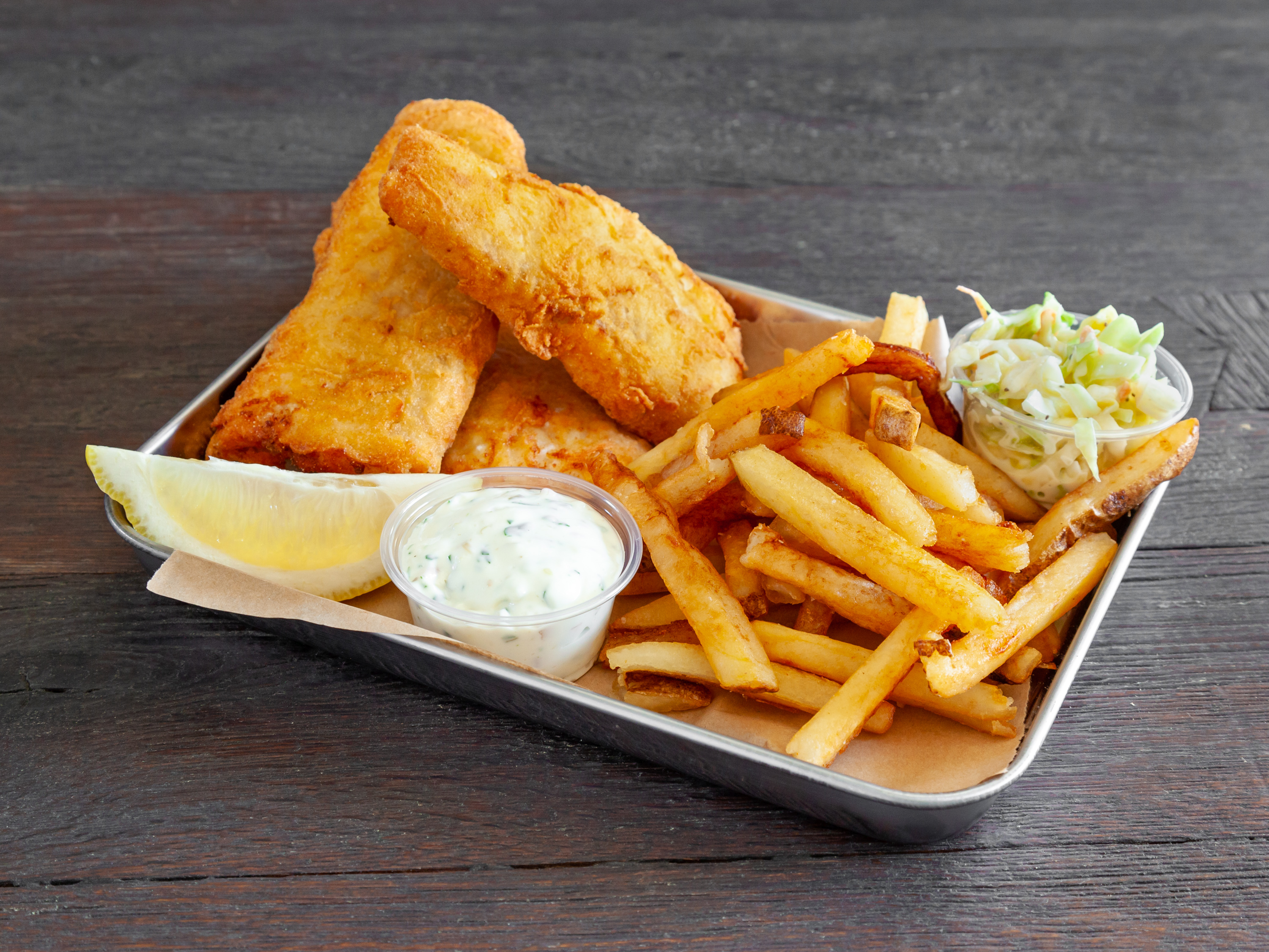 Order Cod and Fries food online from Urban Dinner Market store, Seattle on bringmethat.com