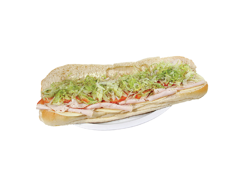 Order Turkey and Cheese Sub food online from Pizza City store, New Brunswick on bringmethat.com