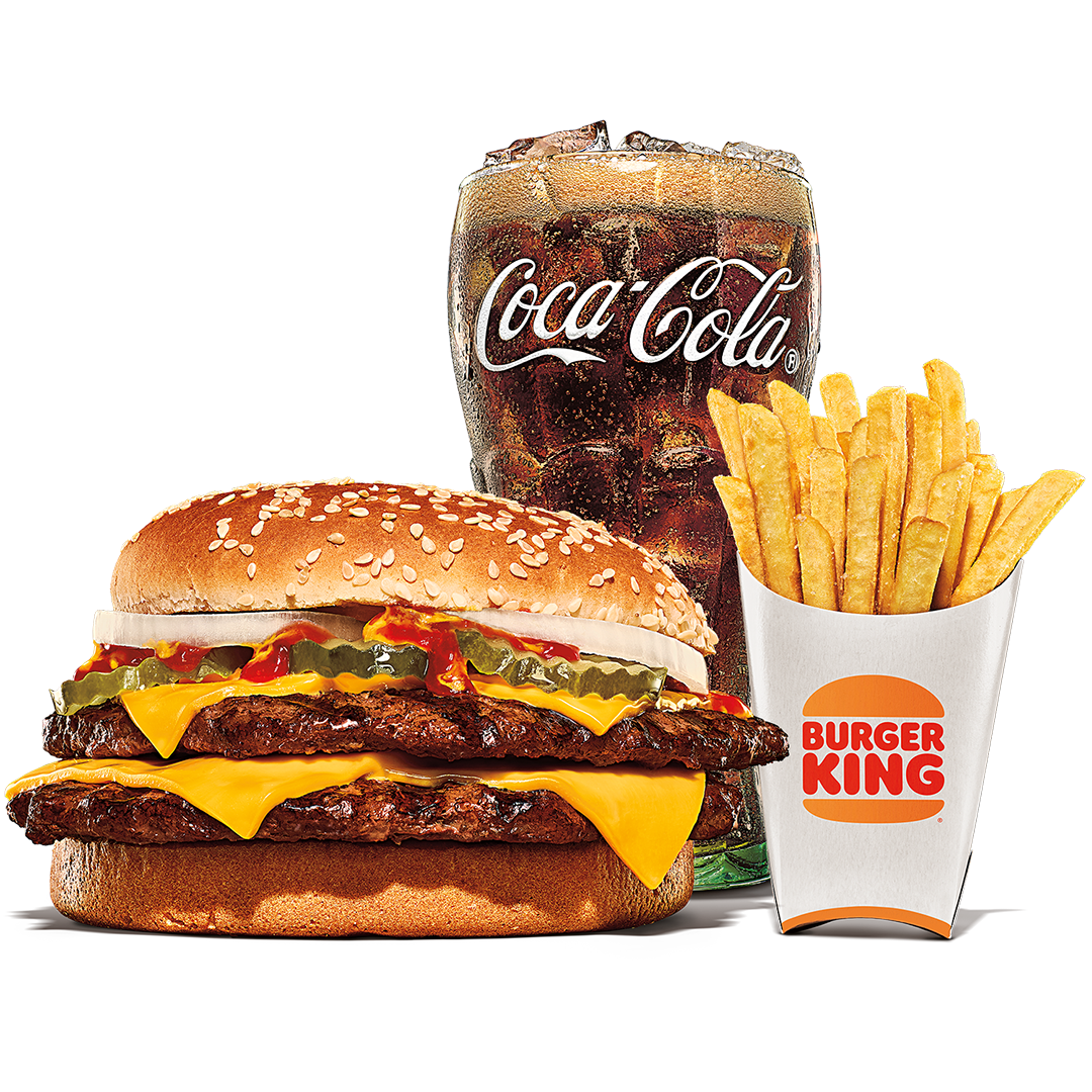 Order Double Quarter Pound KING™ Meal food online from Burger King store, Holmes on bringmethat.com