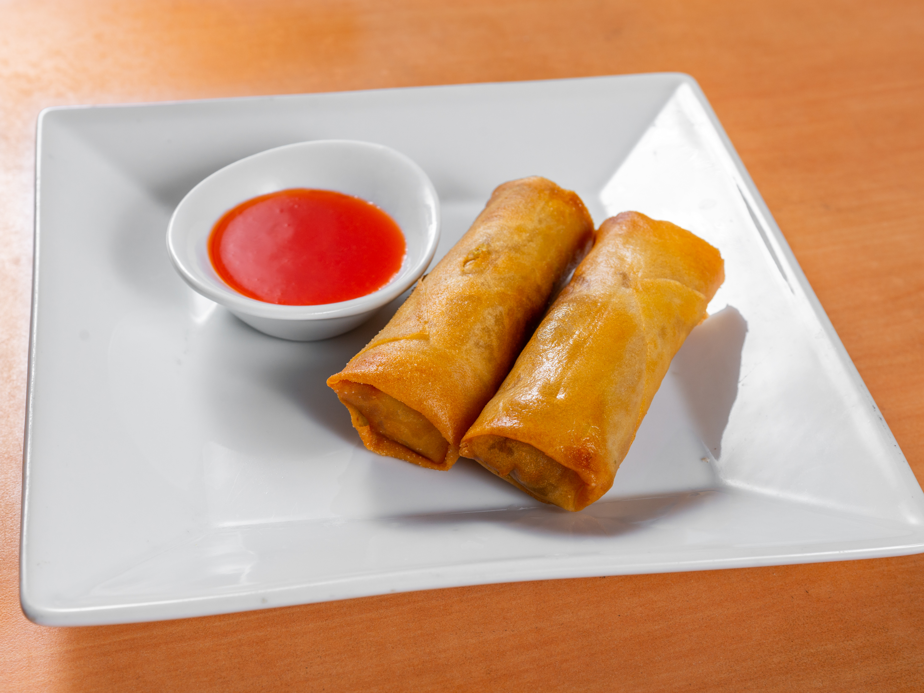 Order 2 Piece   Chicken Spring Rolls food online from Blue Pacific Sushi Grill store, Lancaster on bringmethat.com