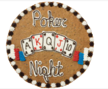 Order Poker Night - O4008 food online from Cookie Co store, Longview on bringmethat.com