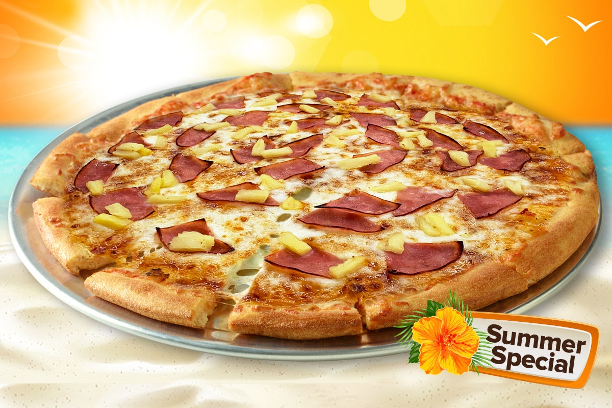 Order Sweet Chili Hawaiian Pizza food online from Chuck E. Cheese store, Rockford on bringmethat.com