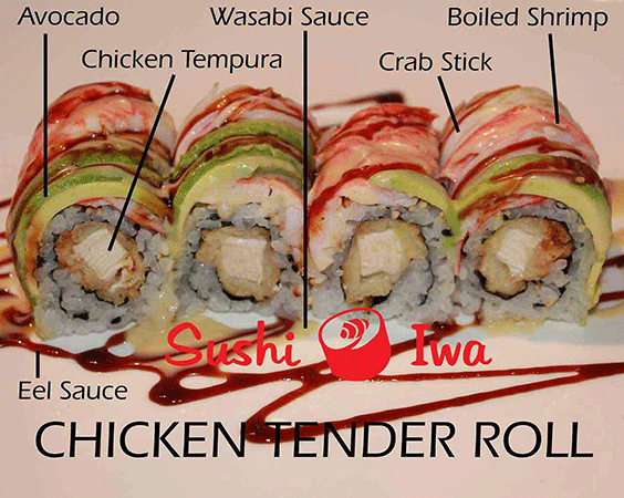 Order CHICKEN TENDER food online from Sushi Iwa store, Clayton on bringmethat.com