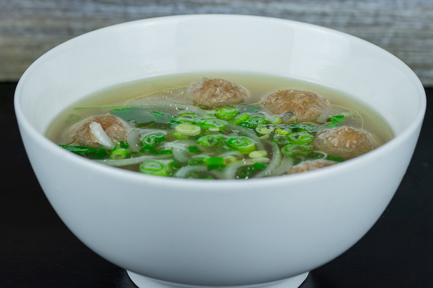 Order 17. Meat Ball Soup food online from Kv Noodle store, San Jose on bringmethat.com