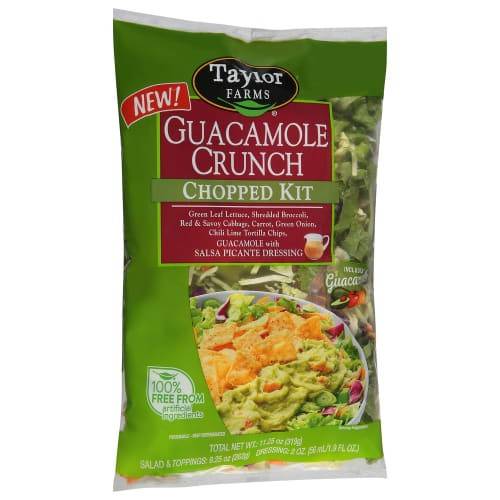 Order Taylor Farms · Guacamole Crunch Chopped Kit (11.3 oz) food online from Vons store, Los Alamitos on bringmethat.com