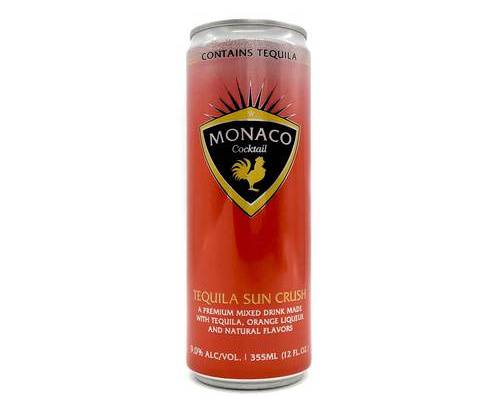 Order Monaco sun crush orange, 12oz single can (9%abv) food online from Ogden Wine & Spirit store, Naperville on bringmethat.com