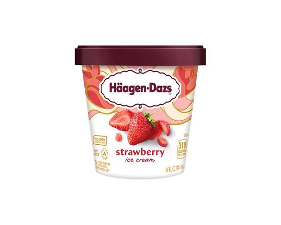 Order Haagen-Dazs Strawberry Pint food online from Extra Mile 2008 store, Oceanside on bringmethat.com