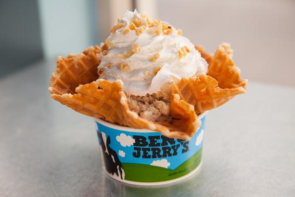 Order Waffle Bowl Sundae food online from Ben & Jerry store, Portland on bringmethat.com