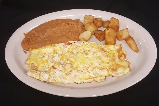 Order Jalisco Omelette with Tortillas food online from Los Charros Mexican Grill store, Houston on bringmethat.com