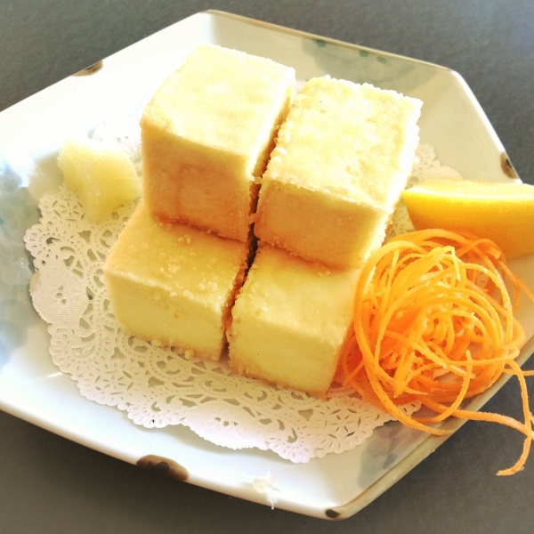 Order 6. Agedashi Tofu food online from Yama Sushi store, Belmont on bringmethat.com
