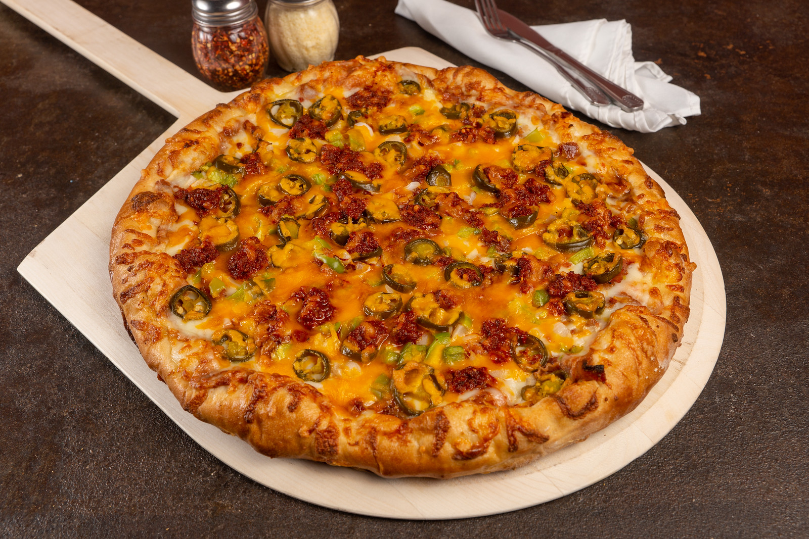 Order Pizza Mexicana food online from Buono Authentic Pizzeria store, Long Beach on bringmethat.com