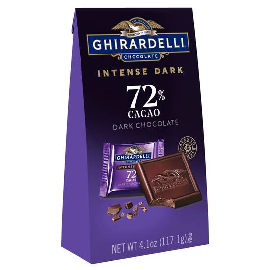 Order Ghirardelli Chocolate Squares Twilight Delight 72% Cacao (4.87 oz) food online from Rite Aid store, Eugene on bringmethat.com