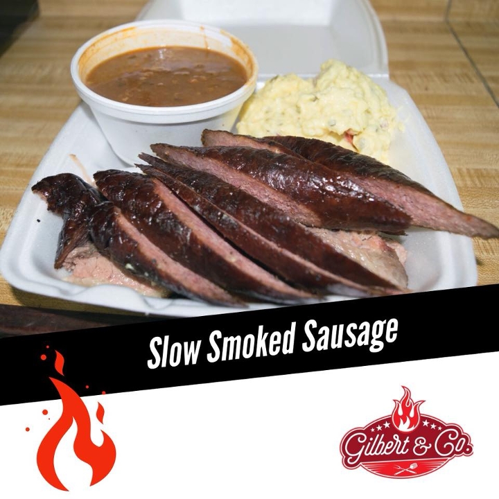 Order One Meat Dinner food online from Gilbert & Co. Bbq store, Humble on bringmethat.com