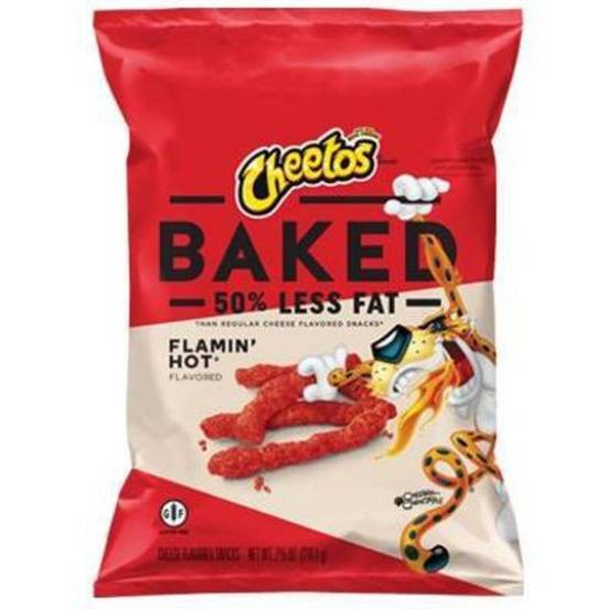 Order Cheetos Baked Flamin' Hot Small Bag food online from IV Deli Mart store, Goleta on bringmethat.com
