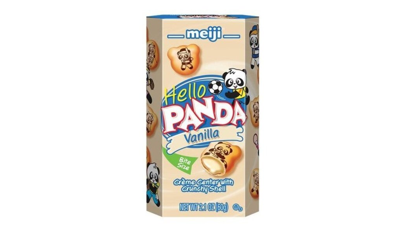 Order Meiji Hello Panda Vanilla Crème Filled Cookies 2.1 oz food online from Plaza Market store, Baldwin Park on bringmethat.com
