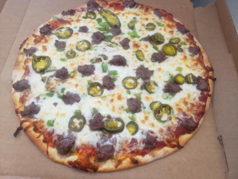 Order 16'' Jumbo Pizza food online from Pizza Man of Columbia Heights store, Minneapolis on bringmethat.com