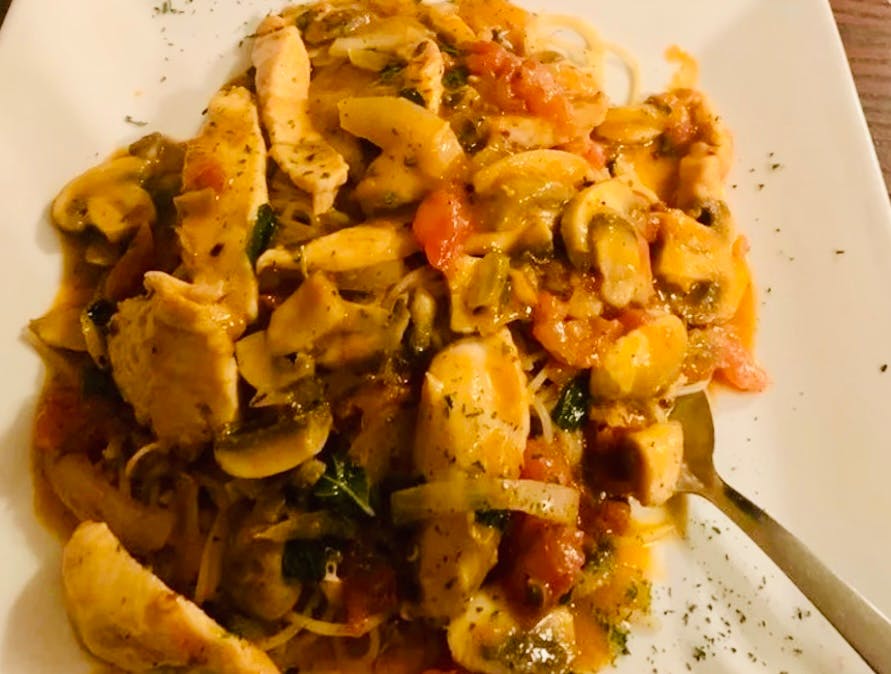 Order Chicken Cacciatore - Entree food online from Bella Sera Italian Restaurant store, Copperas Cove on bringmethat.com