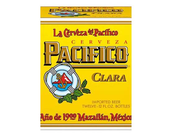 Order Pacifico Clara, 12pk-12oz bottle beer (4.4% ABV) food online from Tenderloin Liquor store, San Francisco on bringmethat.com