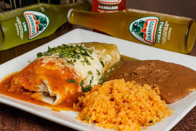 Order Mexican Burrito food online from Meno's Mexican Grill on E. Stan Schleuter Loop store, Killeen on bringmethat.com