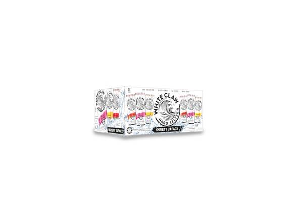 Order White Claw Hard Seltzer 24pk Variety Pack - 24x 12oz Cans food online from Shar Armanetti Fine Wine & Spirits store, Carpentersville on bringmethat.com