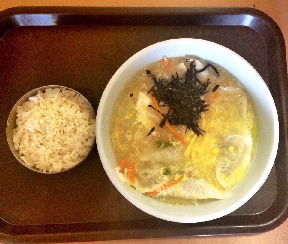 Order S-3. Dumpling Soup food online from Seoul Garden Korean & Japanese Restaurant store, Mishawaka on bringmethat.com