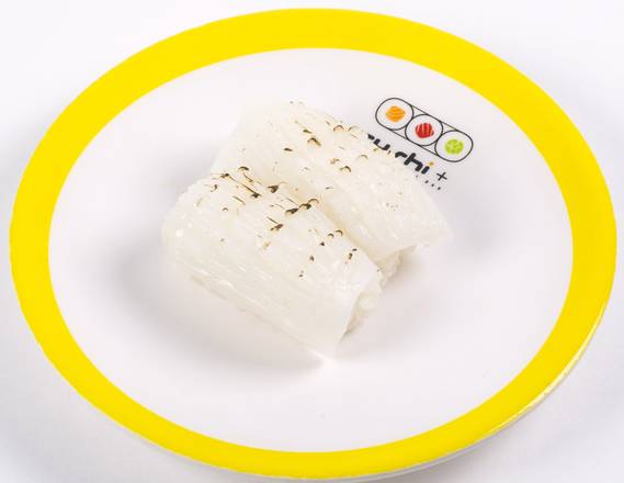 Order Ika Nigiri (2 pcs) food online from Sushi + Rotary Sushi Bar store, Aurora on bringmethat.com