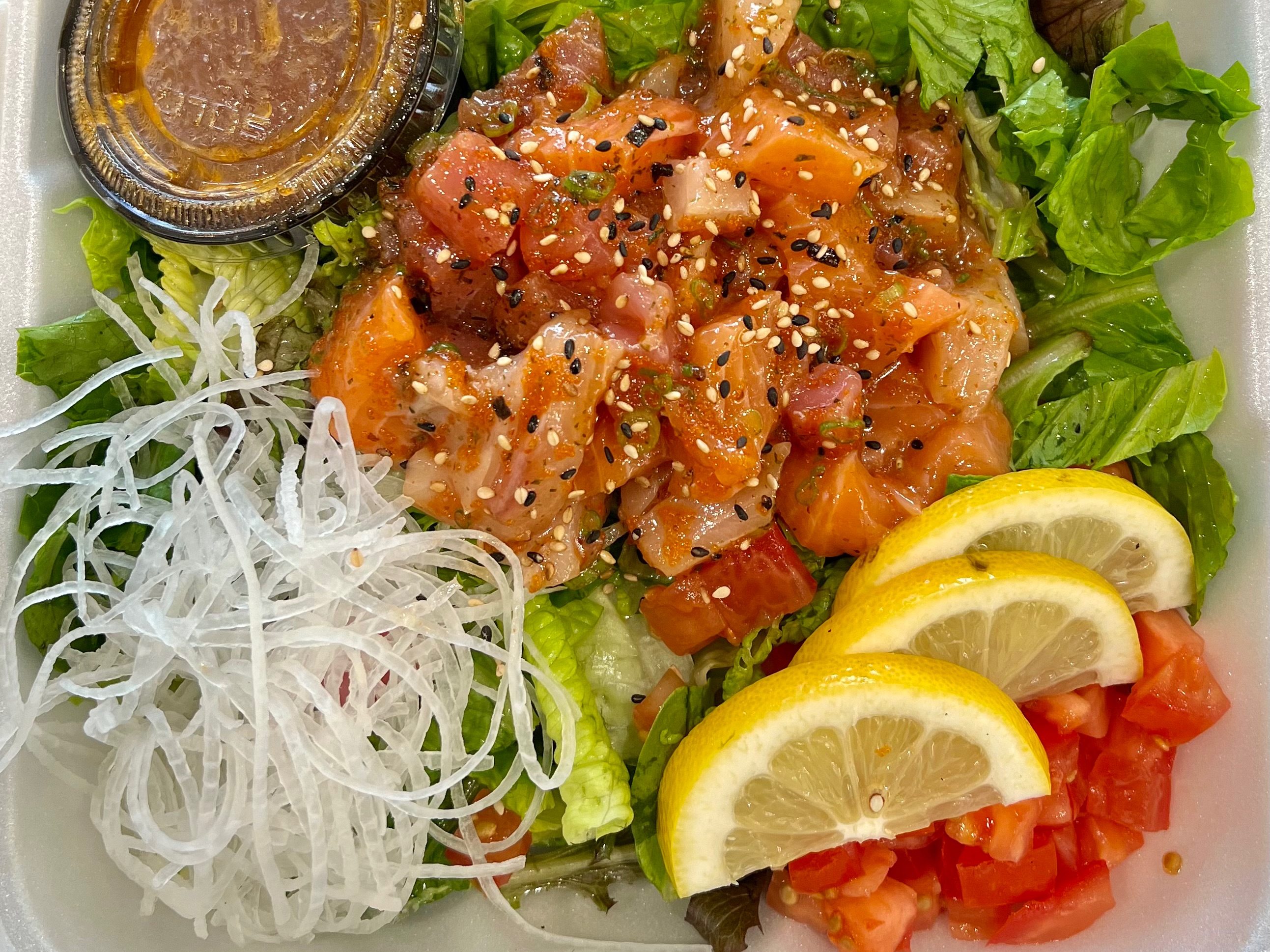 Order Sashimi Salad (Online) food online from U Sushi & Grill store, Huntington Beach on bringmethat.com