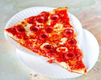 Order Pepperoni Slice food online from Artichoke Basille Pizza store, Berkeley on bringmethat.com